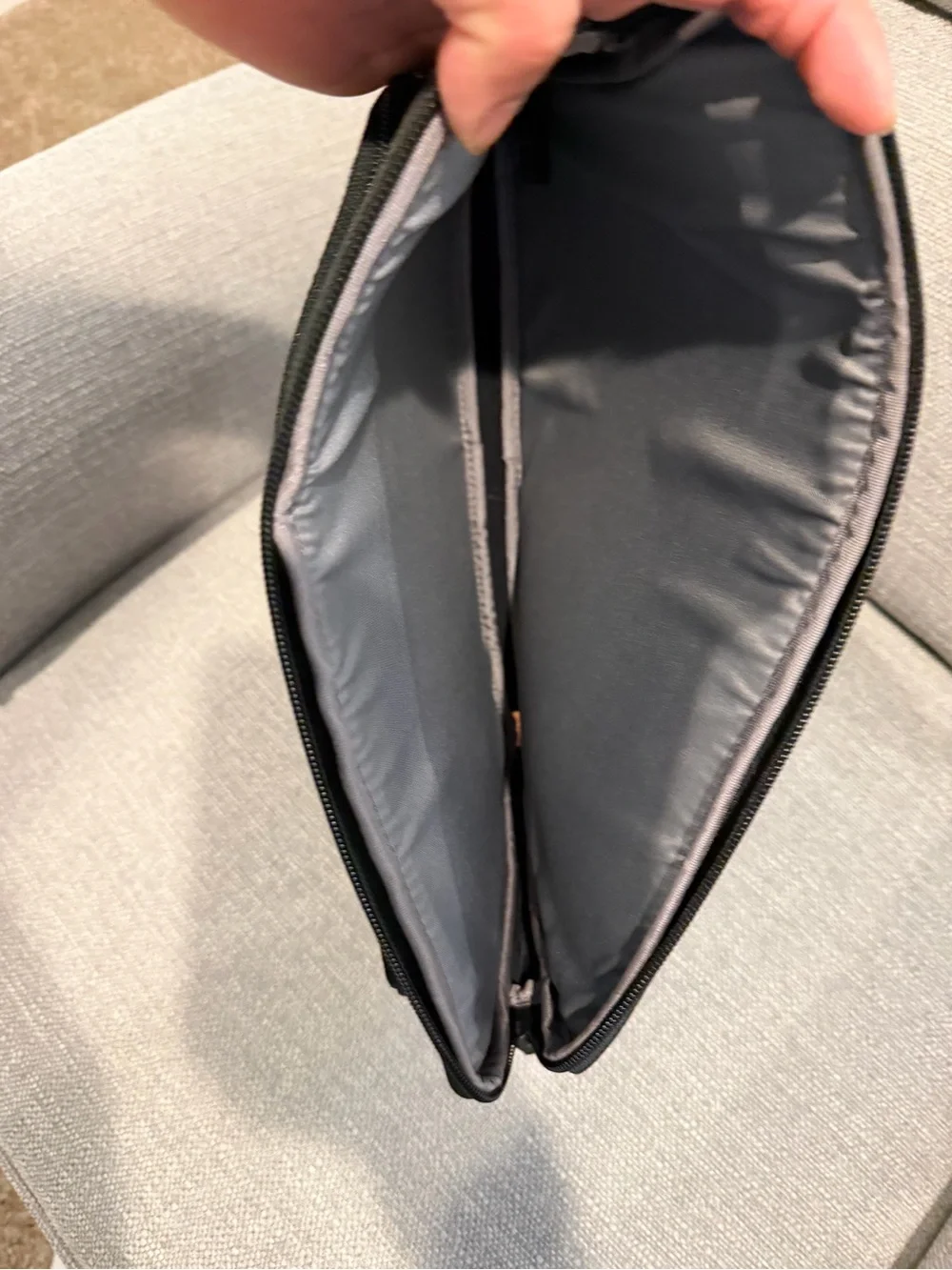 Tumi Black Travel/Laptop Organizer Sleeve